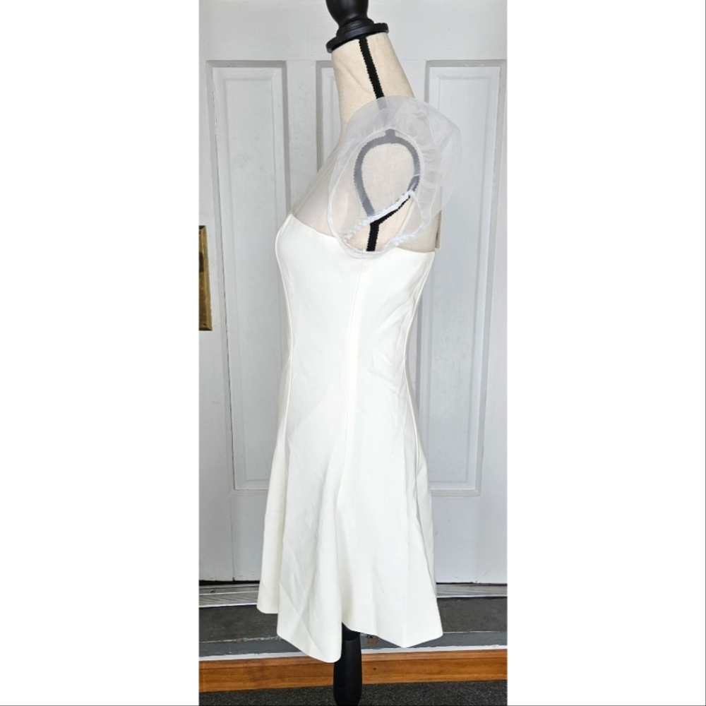 NWT LIKELY 'Fina' Puff Organza Sleeve Dress, Size 4 - Picture 8 of 13